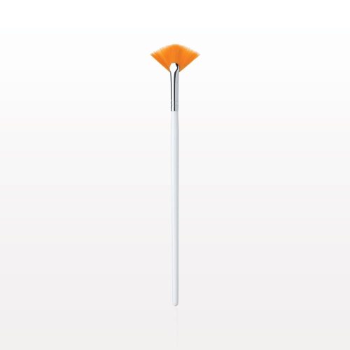 SKIN BEAUTY SOLUTIONS ™ Taklon Fan Mask Brush Acid Applicator for Glycolic Lactic TCA Skin Peel / Masques (SMALL)