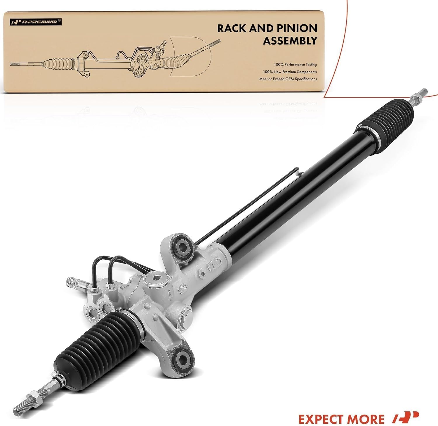 A-Premium - Hydraulic Power Steering Rack and Pinion Compatible with Honda Accord 2008 2009 2010 2011 2012 - Image 9