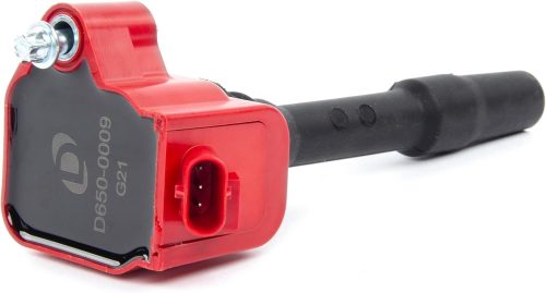 Dinan Ignition Coil D650-0009 (Red) for Select BMW B and S Series Models – B36 B38 B46 B48 B58 & S58 – Replacement for OEM Stock Part Numbers 0750990012, 12137619385, 12138643360, 12138678438-1pk