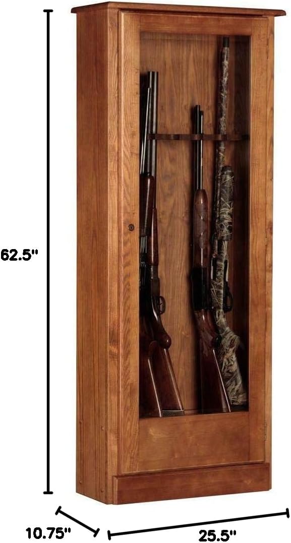American Furniture Classics Model 724-10 10 Gun Cabinet - Image 2