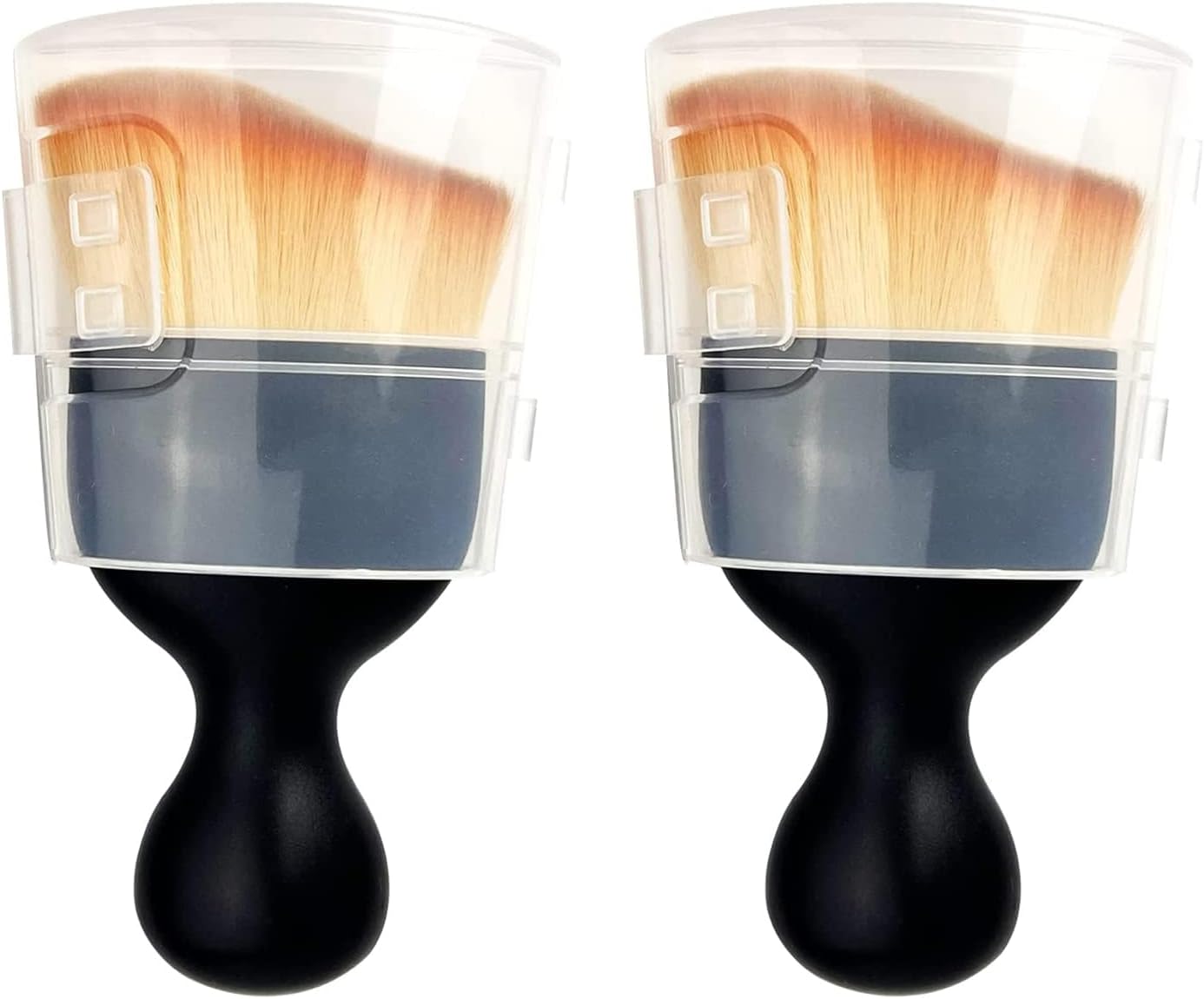 2PCS Car Interior Dust Sweeping Soft Brush, Automotive Interior Dusting Brush, Car Detailing Interior Cleaning Brush Ideal for Interior, Exterior, Dashboard, Air Vents, Soft Bristles