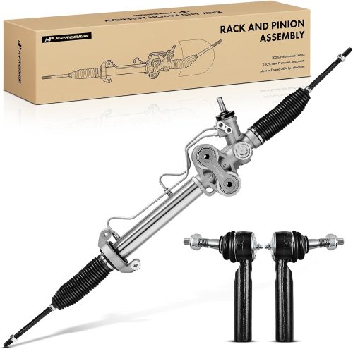 A-Premium – 3PCS Hydraulic Power Steering Rack and Pinion Compatible with Chevrolet Silverado 1500 & GMC Sierra 1500, 2007 2008 2009 2010 2011 2012 2013, with Outer Tie Rod Ends
