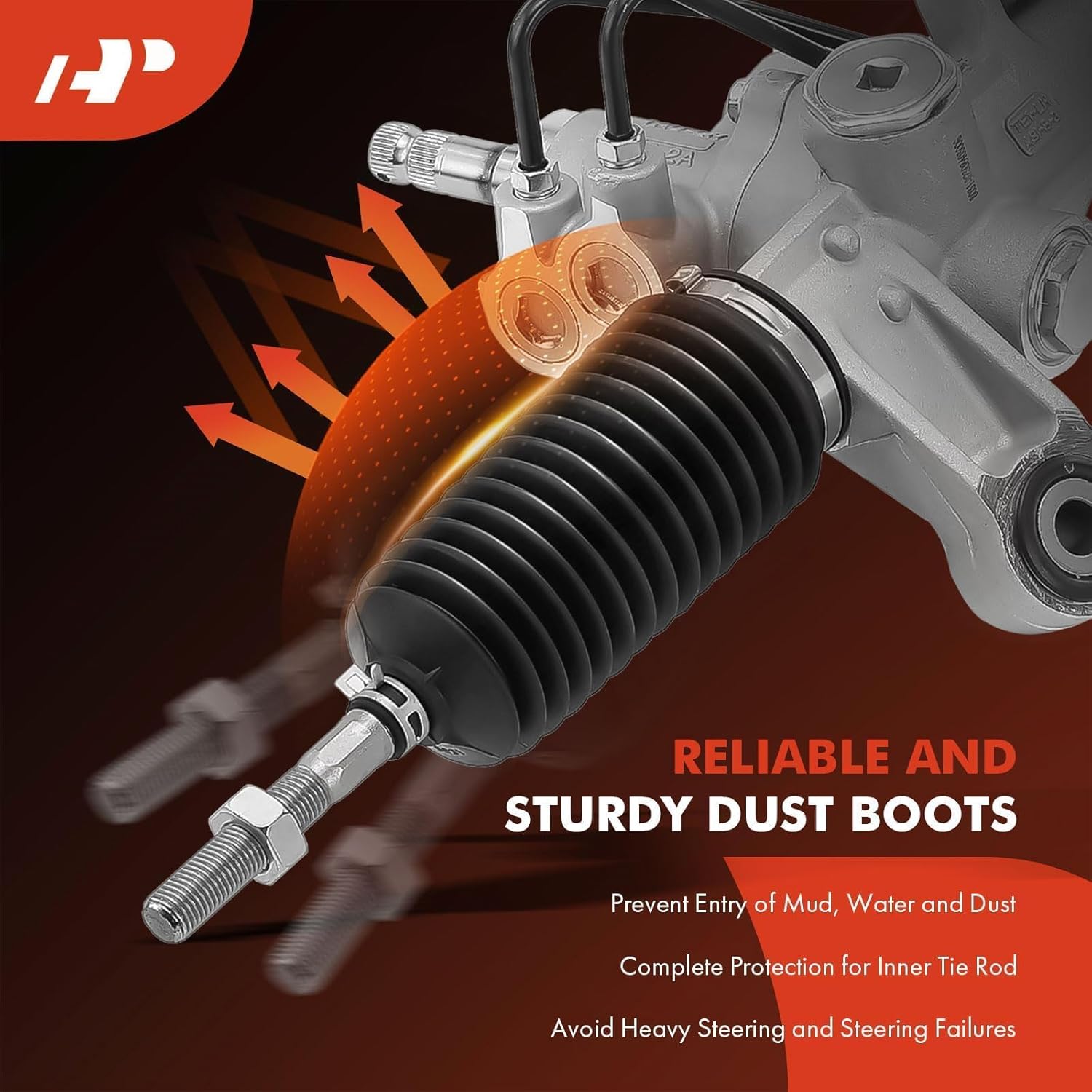 A-Premium - Hydraulic Power Steering Rack and Pinion Compatible with Honda Accord 2008 2009 2010 2011 2012 - Image 6