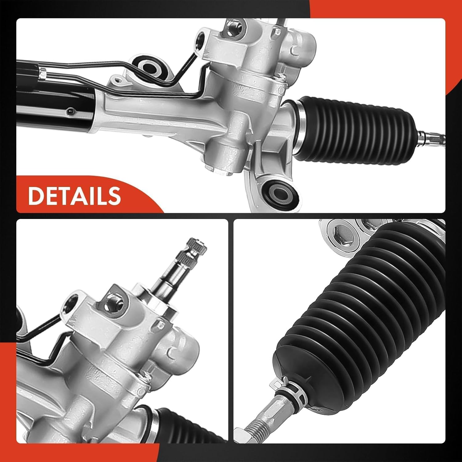 A-Premium - Hydraulic Power Steering Rack and Pinion Compatible with Honda Accord 2008 2009 2010 2011 2012 - Image 8
