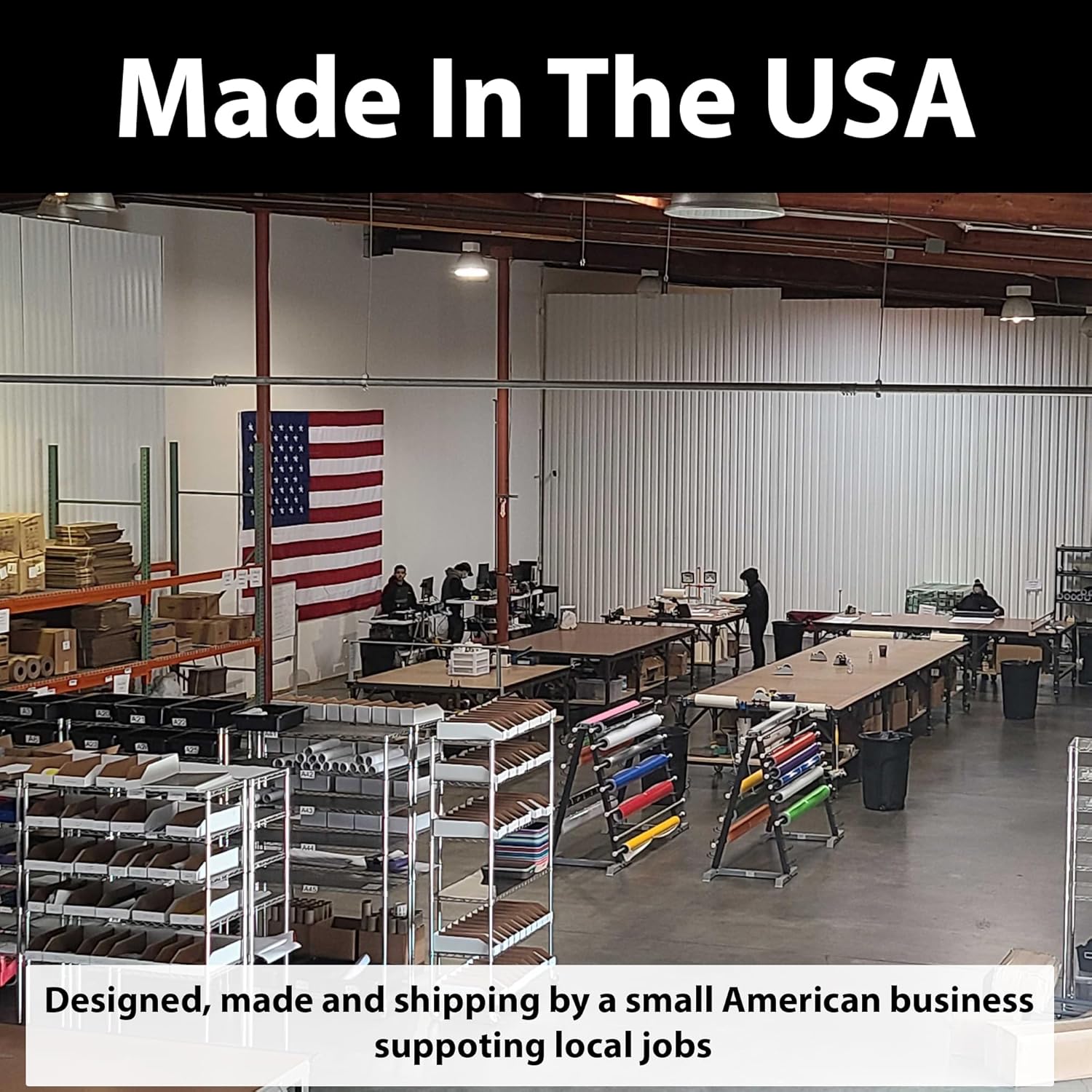 Bogar Tech Designs - Precut American Flag Rear Side Quarter Window Decals Compatible with Toyota Rav4 2019-2025, Matte Black - Image 2