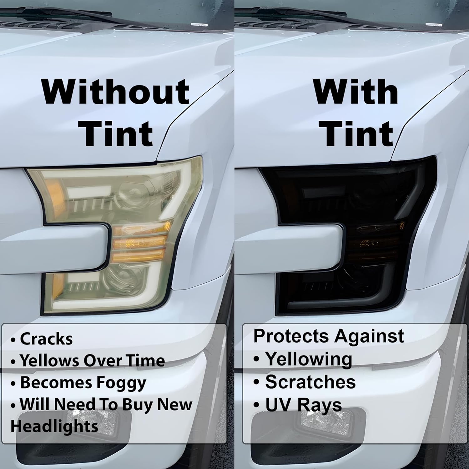 BOGAR TECH DESIGNS Full Headlight Taillight Tint Film Kit Compatible with Toyota Rav4 2019-2025, Dark Smoke - Image 7